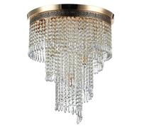 Maytoni DIA522-CL-07-G, 7 bombillas, casquillo E14, IP20, color dorado
