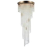 Maytoni DIA522-CL-12-G, 12 bombillas, casquillo E14, IP20, color dorado
