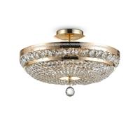 Maytoni DIA700-CL-06-G, 6 bombillas, casquillo E14, IP20, color dorado