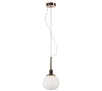 Maytoni Erich lámpara colgante 1x40 W blanco-oro MOD221-PL-01-G