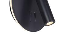 Maytoni los 176 aplique LED 3.000K redondo negro