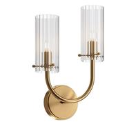 Maytoni MOD223WL-02BS1, 2 bombillas, casquillo G9, IP20, latón