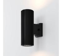 Maytoni Rando aplique de exterior, 2 luz, negro