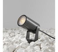 Maytoni Scope foco con pica, negro, aluminio, IP65