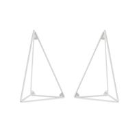Maze 2 Soportes para balda Pythagoras blanco