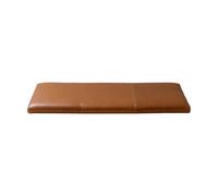 Maze Cojín de asiento Gentle para banco Cuero Elmo vintage cognac. 74.5×2.5×28.5 cm