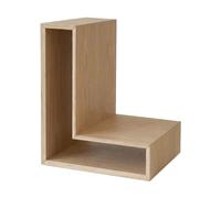 Maze Estante de pared L-shelf Roble. 30 × 38 × 29 cm