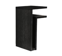 Maze Estantería de pared F-shelf. negro estante a la derecha
