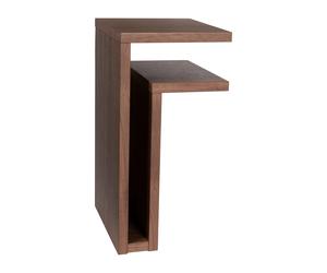 Maze Estantería de pared F-shelf nogal estante a la derecha