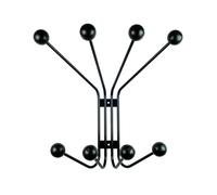 Maze Perchero de pared Bill S negro