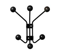 Maze Perchero de pared Bill XS negro