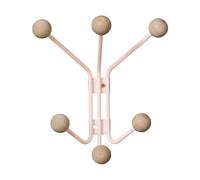 Maze Perchero de pared Bill XS Pale pink