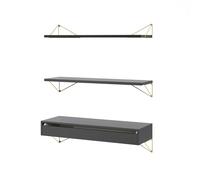Maze Sistema de estanterías Pythagoras Bundle C negro-latón