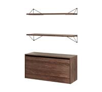 Maze Sistema de estanterías Pythagoras Bundle F nogal-negro