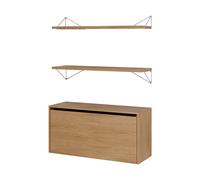 Maze Sistema de estanterías Pythagoras Bundle F roble-blanco
