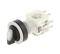 Mazo 23.001.153 Bombilla de elección Interruptor, rastend, 3 posiciones, tast Contacto donante 1 contacto y 1 Abridor con portalámparas t5,5 K, LED 24 V, transparente/plata (2 unidades)