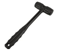 Mazo de Carpintería Doméstico Negro de Pp, Ligero y Duradero | Herramienta Portátil Absorción de Impactos, Uso en Casa, Instalación de Suelos de Madera, Negro