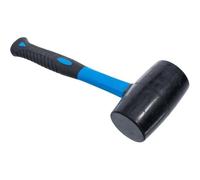 Mazo de goma 720 g D.65 mm - Mango de fibra de vidrio - Resistente y ergonómico, D-Work