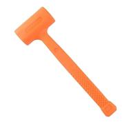 Mazo de goma for golpe muerto | Naranja 0.5-4LB: Instalación de pisos de madera(1.5 LB)