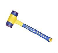 Mazo de goma resistente y suave con mango de plástico, diseño a prueba de golpes para albañilería, carpintería, 25-45 mm (30 mm)