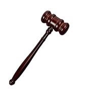 Mazo Juez Martillo de madera martillado a mano, mazo for abogado, juez, martillo, juego bloques sonido(Hammer)
