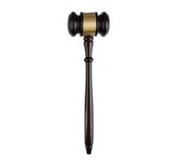 Mazo Juez Mini mazo de madera hecho a mano for juego rol juez, abogado y(Without base)