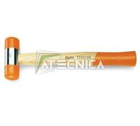 Beta Tools Mazo 1390 35 – Cabeza de plástico intercambiable, mango de madera