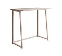 MB Muebles Bonitos, Escritorio Plegable Juvenil Gala para Estudio Ordenador, Diseño Moderno, Patas Plegables de Metal Lacado, Mesa de Melamina Mate, Color Blanco, Ancho 80.5 cm