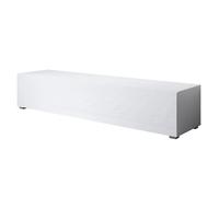 MB Muebles Bonitos - Mueble de TV Luke H2 moderno y minimalista, 160 cm, con 3 compartimentos, acabados resistentes para salón Blanco