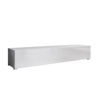 MB Muebles Bonitos | Mueble TV bajo con Patas Aitana M2 para Salón Moderno | Mueble Modular | Puerta de PVC Alto Brillo | Estructura Melamina Mate | Color Blanco | 180x32x40 cm