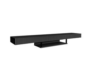 MB Muebles Bonitos | Mueble TV Colgante 150cm | Color Roble Alba | Renzo | Para Salón y Comedor Moderno, 1 cajón, Estructura Melamina Mate, 150x30x22cm