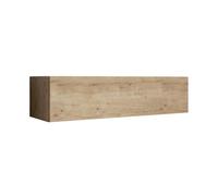 MB Muebles Bonitos | Mueble TV Colgante Aitana M1 para Salón Moderno | Mueble Modular Suspendido en Pared | Puerta de PVC Alto Brillo | Estructura Melamina Mate | Color Roble | 120x30x40 cm