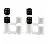 MC-33C - Interruptor magnético de alarma con sensor de contacto para ventana empotrable (normalmente cerrado, 4 juegos)