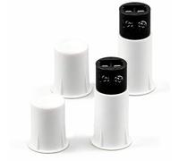 MC-33C - Sensor de contacto para puerta de ventana empotrada normalmente cerrada, interruptor magnético empotrable para seguridad del hogar (2 juegos)