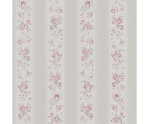 MC61053 - Maison Charme Floral, Raya Rosa Crema Galerie Papel Tapiz
