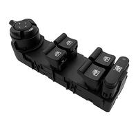 MCamooer Botonera elevalunas compatible con Alfa Romeo Giulietta 2010-2020, Pulsador, Manual, Negro