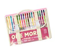 MCAOAL Bolígrafo de gel retráctil colorido Bolígrafo de gel acrílico multicolor de 0, 8 mm para viajes, bocetos, garabatos, diario, de notas, juego de marcadores de escritura