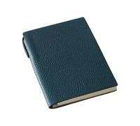 MCAOAL Cuaderno con cubierta de piel sintética resistente agua y 90 hojas de rayado, pequeño diario de piel sintética para trabajo, estudio y viajes, cuaderno de bolsillo