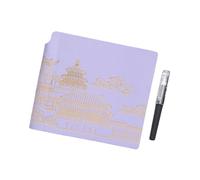 MCAOAL Cuaderno portátil Compacts de 9x14 cm, diario forrado con páginas rayadas de escritura, para estudiantes y cuaderno profesional para planificador de registros de reuniones