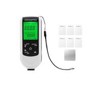 Mcbazel Medidor de Espesor de Capa Digital, Pantalla LCD con Rango de Medición Automático de 0 a 2000 μm, Dispositivo de Medición para Comprobador de Pintura en Automóviles