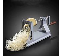 McbeAn Cortador De Papas, Máquina De Mil Papas Ralladas con Tres Tipos De Cuchillas, Que Hace Tiras Finas De Papas como Fideos, Adecuado para Cortar Tiras De Papa, Tiras De Rábano, Tiras De Calabacín