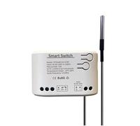 Mcclellanty Tuya Smart Life WiFi Interruptor Relé Monitor de Temperatura y Humedad Termostato Sensor Relé de Contacto Seco Pasivo CA 85-250 V