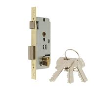 MCM Cerradura de embutir M55319 1601/2-50 para madera canto recto latonado