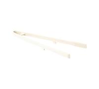 MCMUZKZS Toast Pinzas de Cocina de Silicona con Diseño Antideslizante Pinzas y Parrilla con Soporte Integrado Fáciles de Limpiar Utensilio Práctico, Blanco, tal como se describe