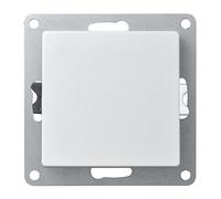 McPower Interruptor conmutador | Flair | 250V~/10A, bajo empotrar, diseño moderno y elegante, ideal para cualquier estilo de decoración, Blanco