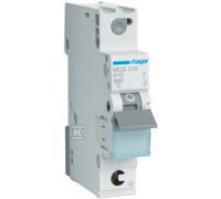 Hager Interruptor magnetotérmico MCS110 – 1 polo C10A 6 kA QC 1 m 230 V Blanco