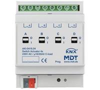 MDT, actuador KNX para cargas inductivas, 16/20 A, 4 canales, con regulación, 1 unidad.