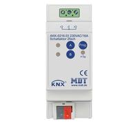 MDT AKK-0216.03. Actuador de conmutación, doble polo, 2TE, REG, 16A, 70, 10EVG, 230VAC. Compacto