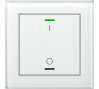 MDT BE-GTL1TW.B1 Glastaster II Light 1 canal, RGB-W, sensor de temperatura, color blanco, con función de encendido/apagado