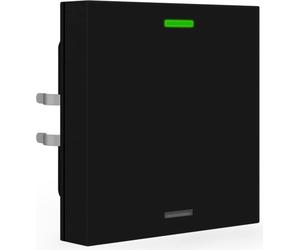 MDT KNX, interruptor de luz, modelo 55, de un solo pulsador, RGBW, color neutro, acabado mate, 1 unidad.